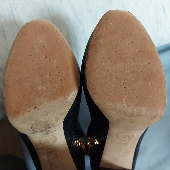 MK black leather booties - Picture 5 of 6